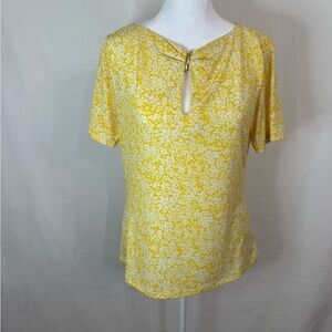 Micheal Kors Womens Shortsleeved Dress Shirt Top